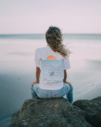 Sea To Sun White Tee