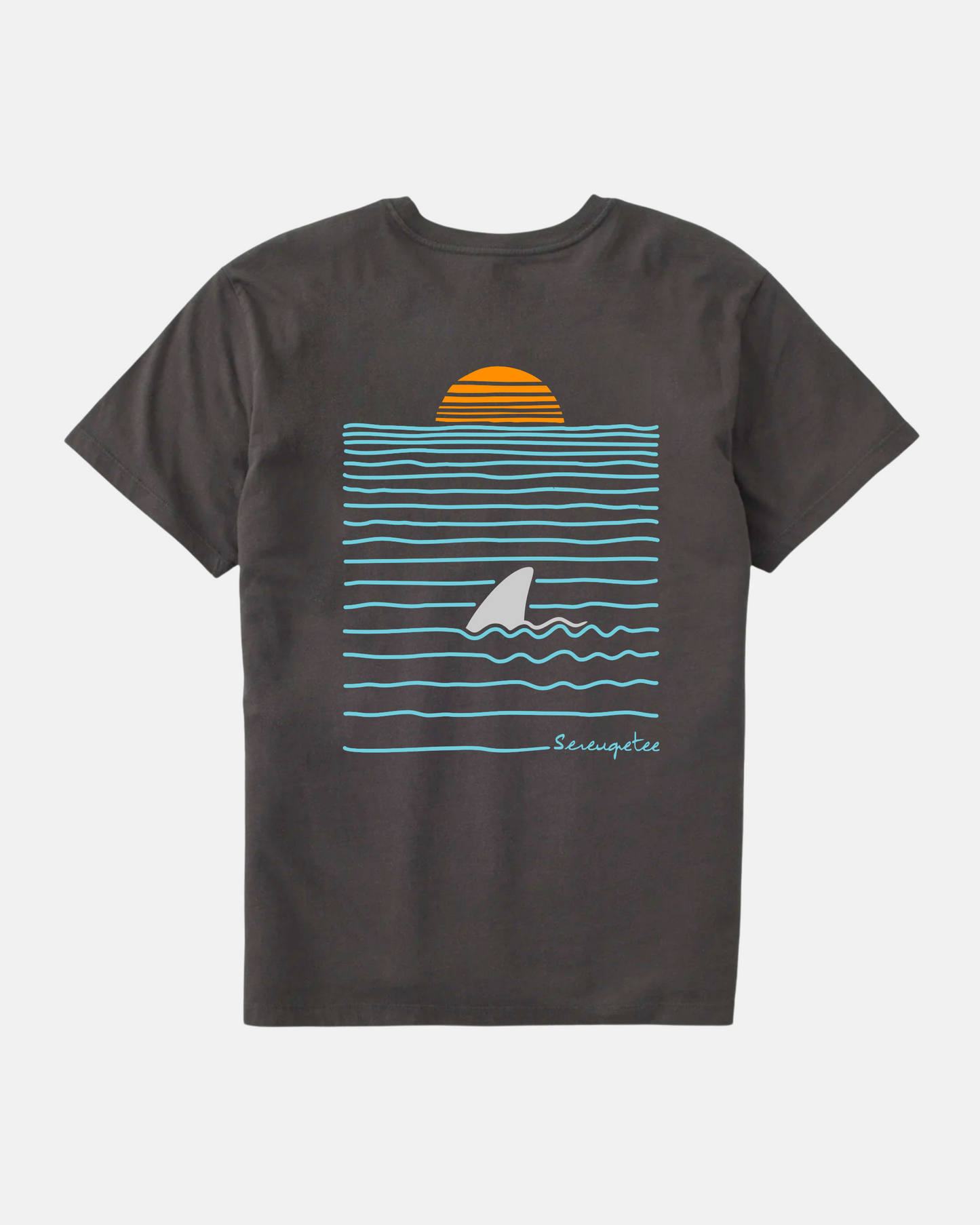 Sea To Sun Charcoal Tee