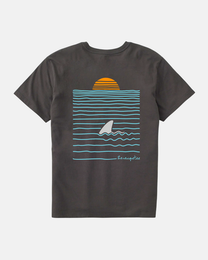 Sea To Sun Charcoal Tee