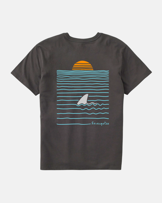 Sea To Sun Charcoal Tee