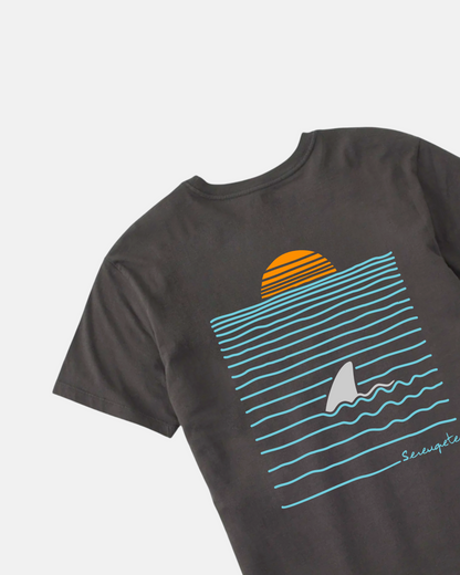 Sea To Sun Charcoal Tee