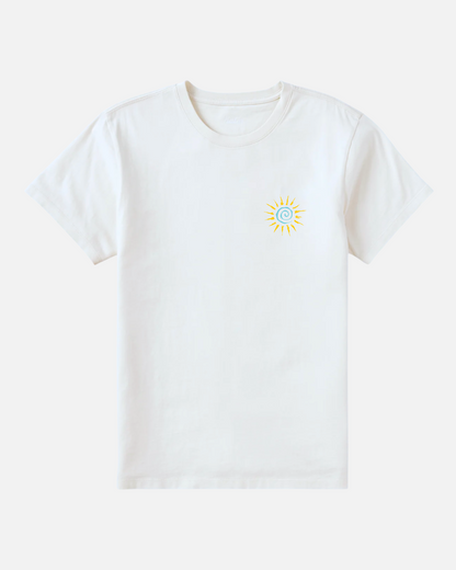 Sea To Sun White Tee