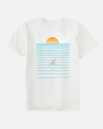 Sea To Sun White Tee